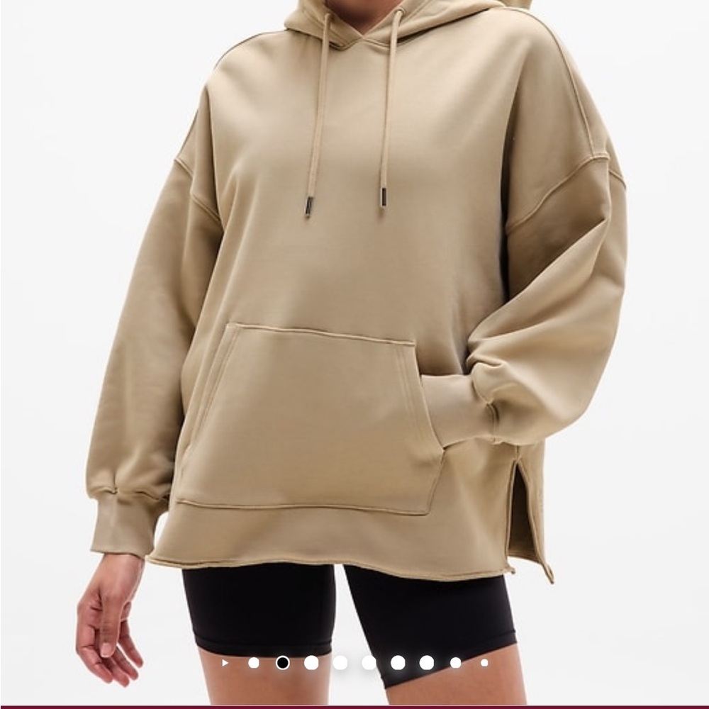 Athleta Terry Oversized Hoodie Sweater